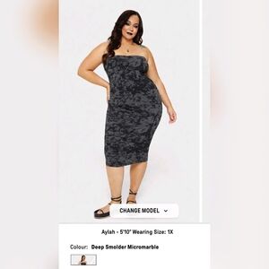 NWOT YITTY Convertibal Scultpting Shapeware Dress